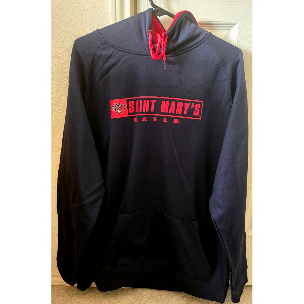 Colosseum St. Mary's Gaels Hoodie Men's XL Navy/Red‎ NWT
